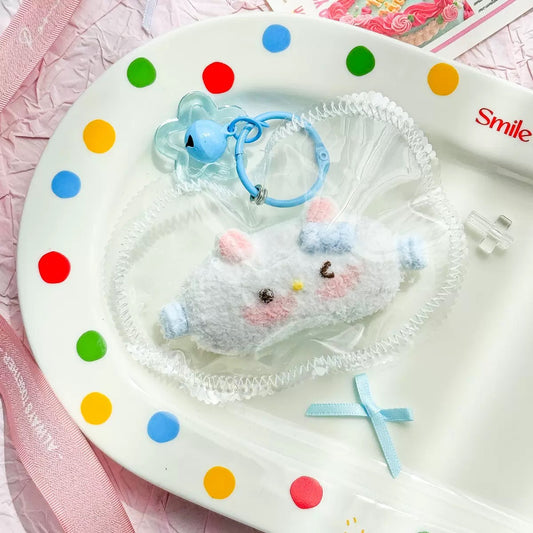 Kitten Eye Mask Taba Squishy Toy
