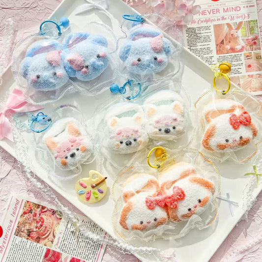 Animal Slipper Taba Squishy Toy